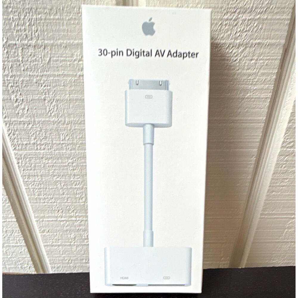 Apple 30-pin Digital AV Adapter 1:2 HDMI Female/30-pin Female White iPad